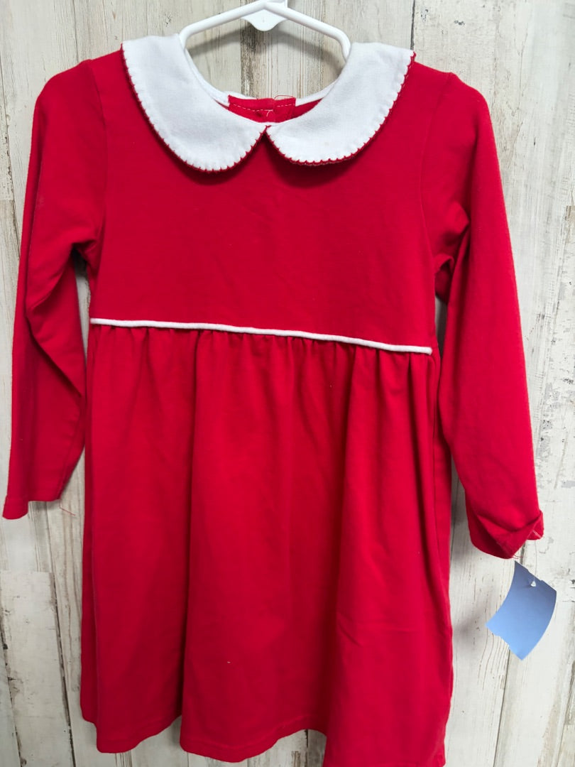 RED TROTTER ST KIDS COLLAR DRESS, GIRL 3T
