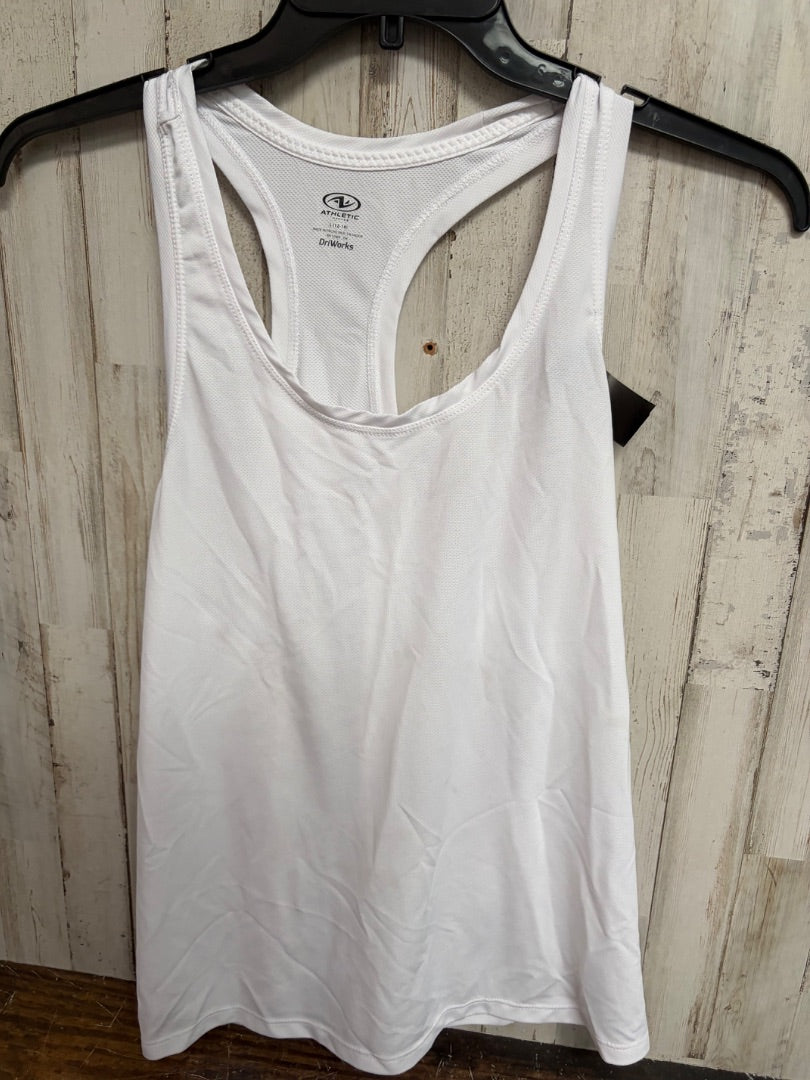 WHITE ATHLETIC WORKS DRY FIT TANK, LADIES L