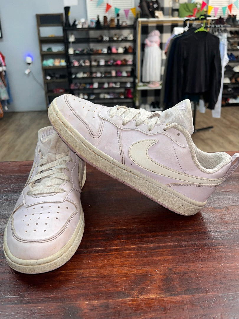 LILAC/WHITE NIKE LEATHER SNEAKERS, SHOES Y4