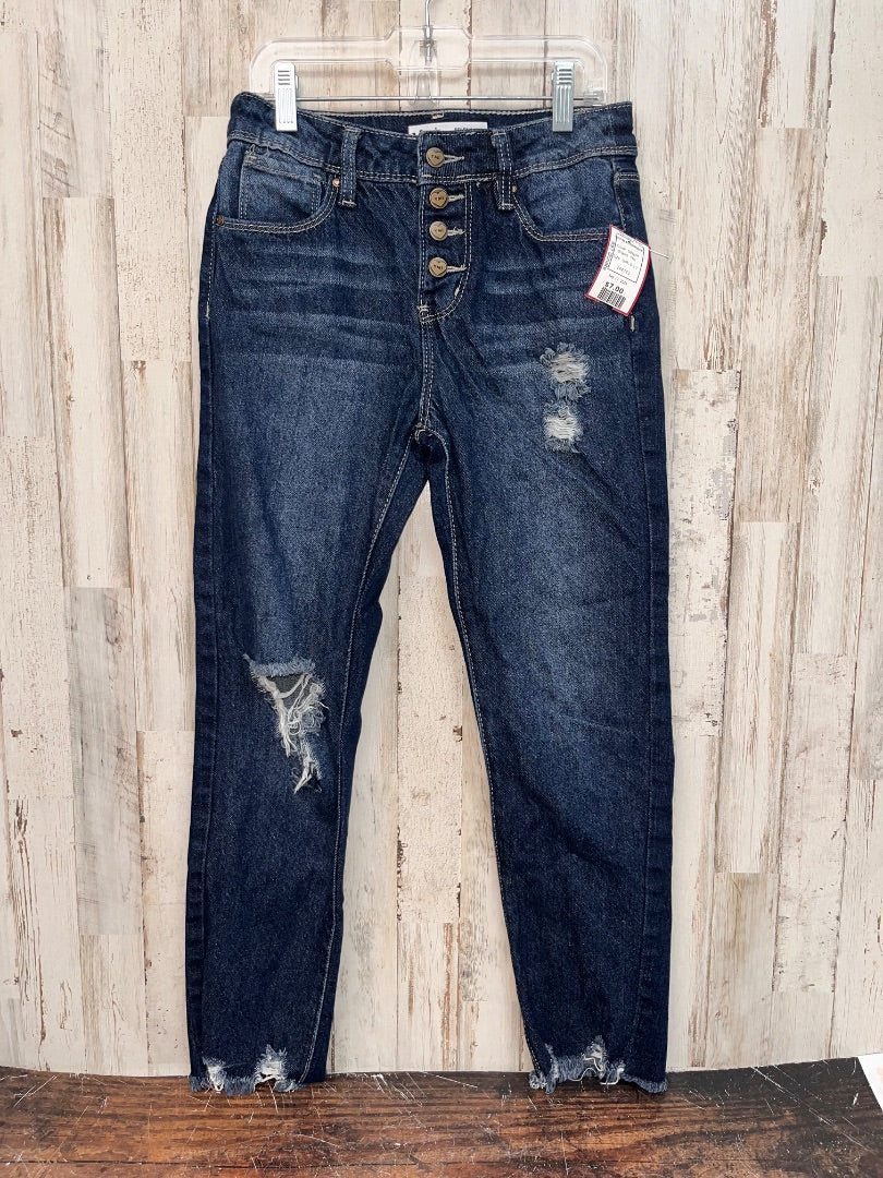 DENIM YMI DISTRESS SKINNIES, GIRLS 10