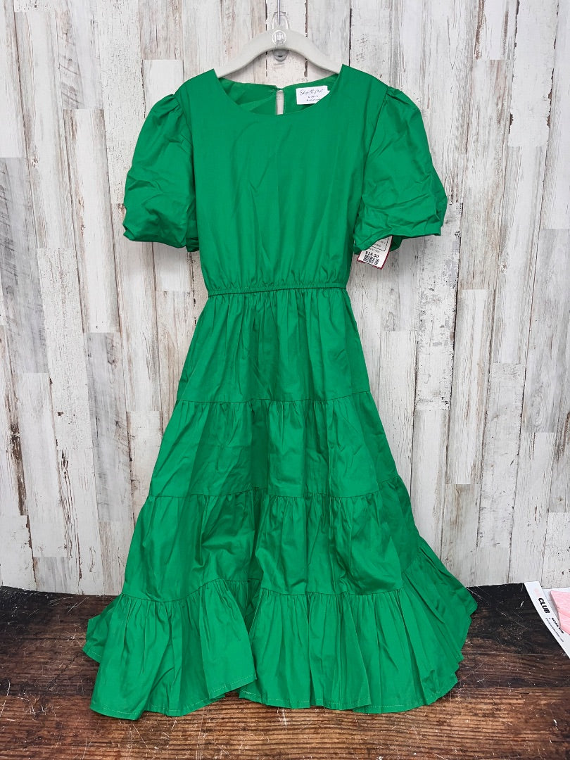 GREEN SHOP THE MINT TIER DRESS, GIRLS 10/12