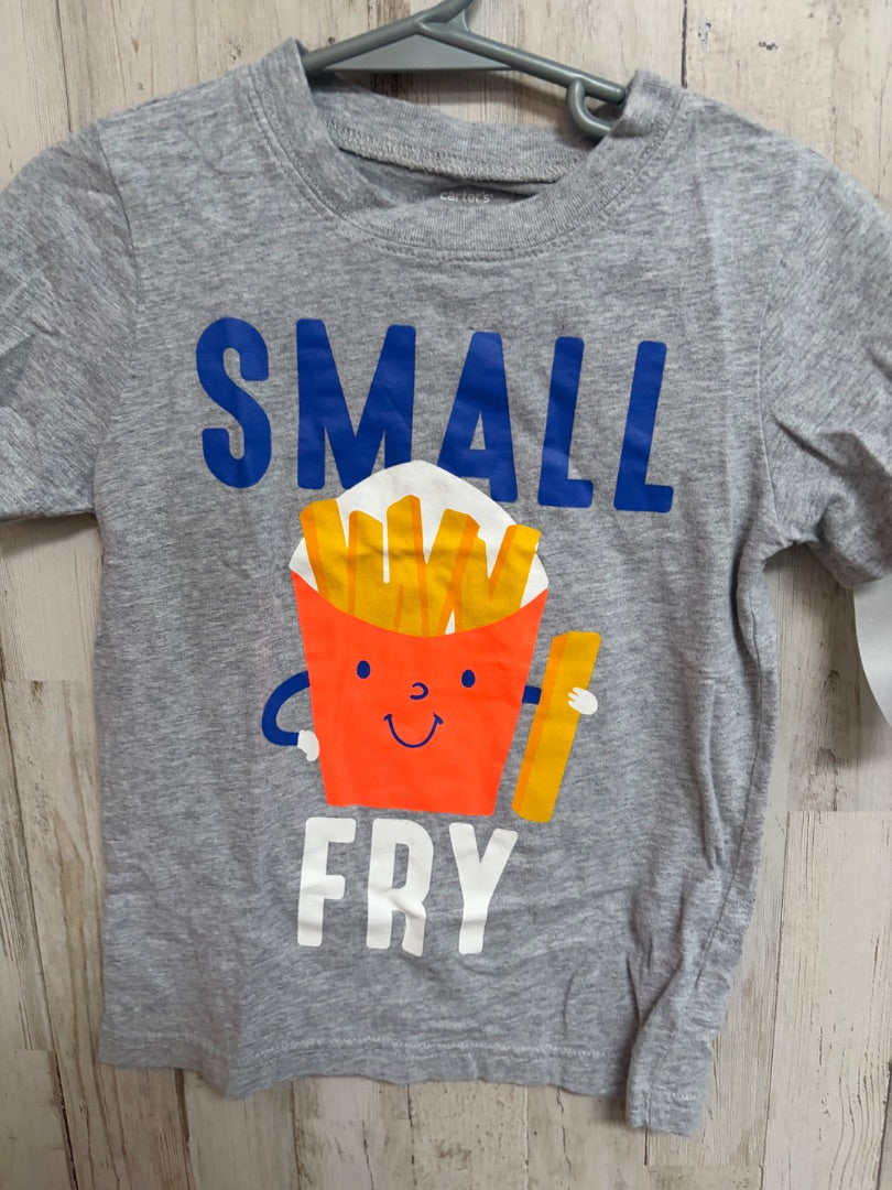 GREY SMALL FRY TEE, BOY 4T