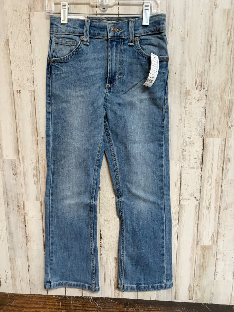 DENIM WRANGLER NEW BOOTCUT JEANS, BOY 7 SLIM