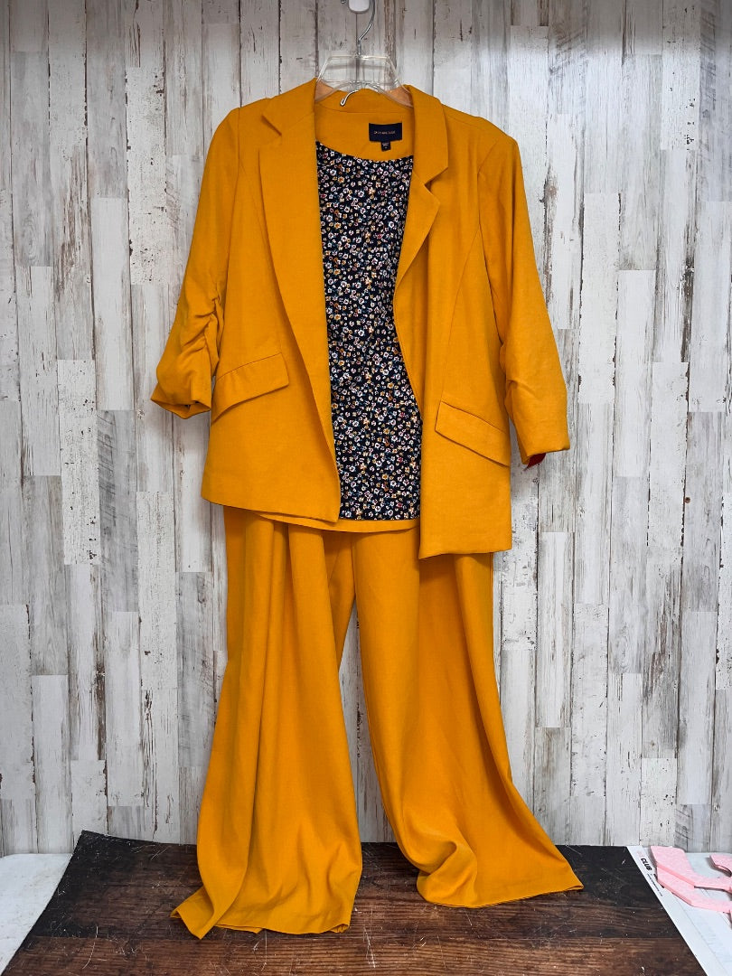 MUSTARD SKIES ARE BLUE 2PC FLOWY SUIT, LADIES S
