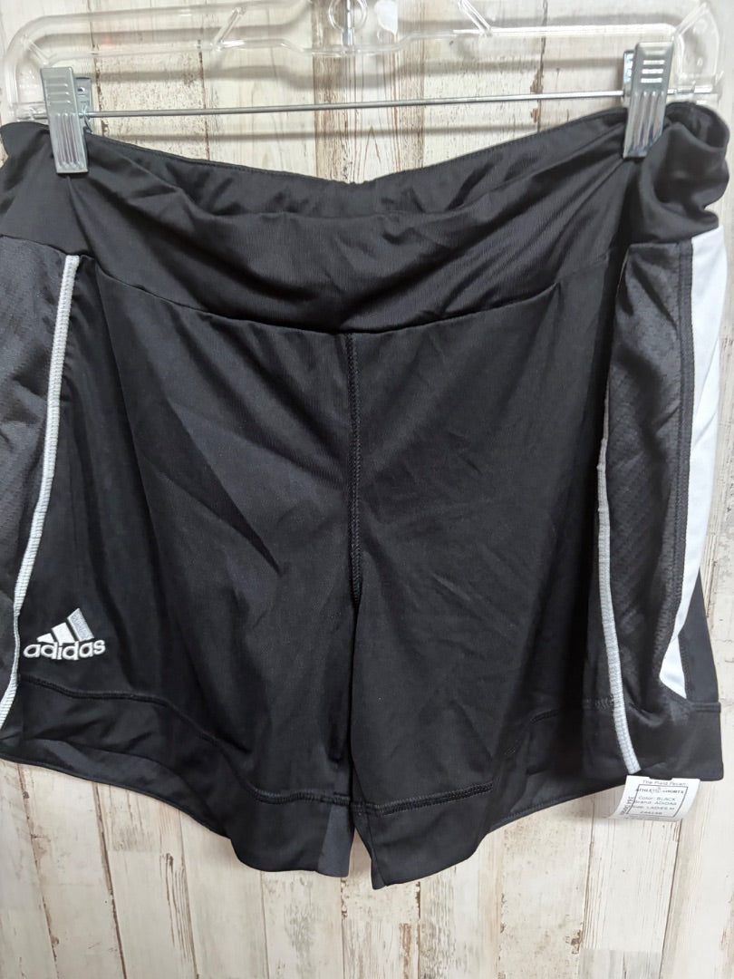BLACK ATHLETIC SHORTS, LADIES M