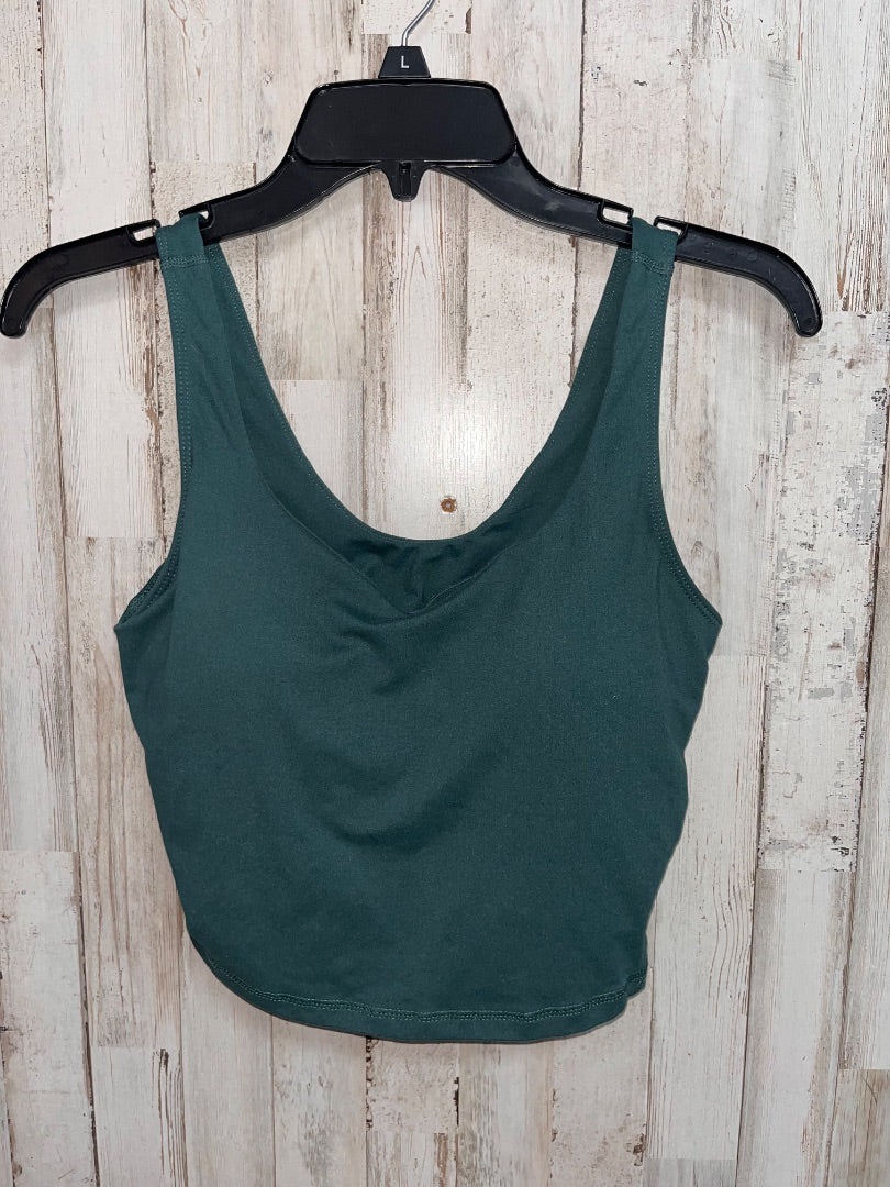 DARK GREEN RM CROP TANK, LADIES M