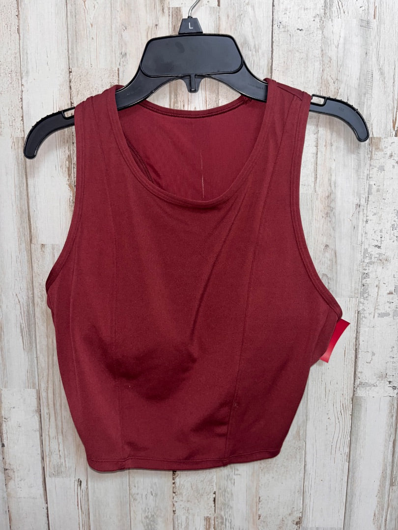 MAROON ALL IN MOTION CROP TANK, LADIES L