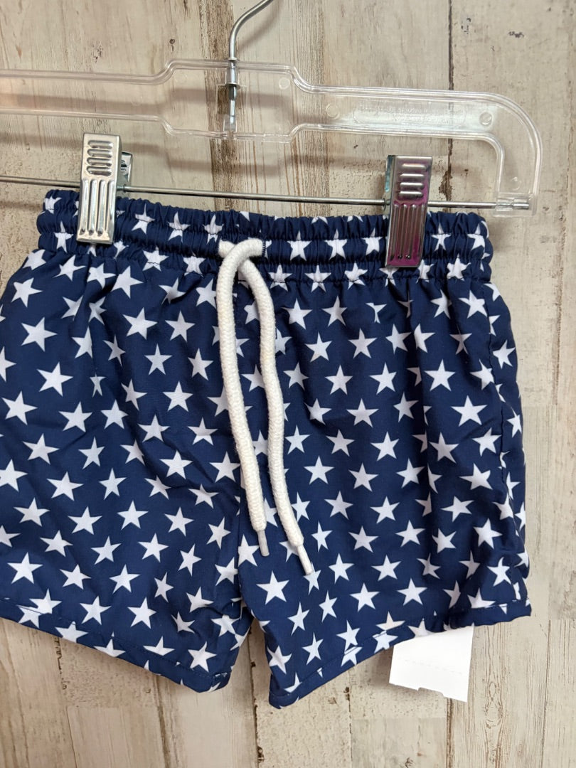 NAVY BOUTIQUE STAR DRAWSTRING SHORTS, BOY 2T