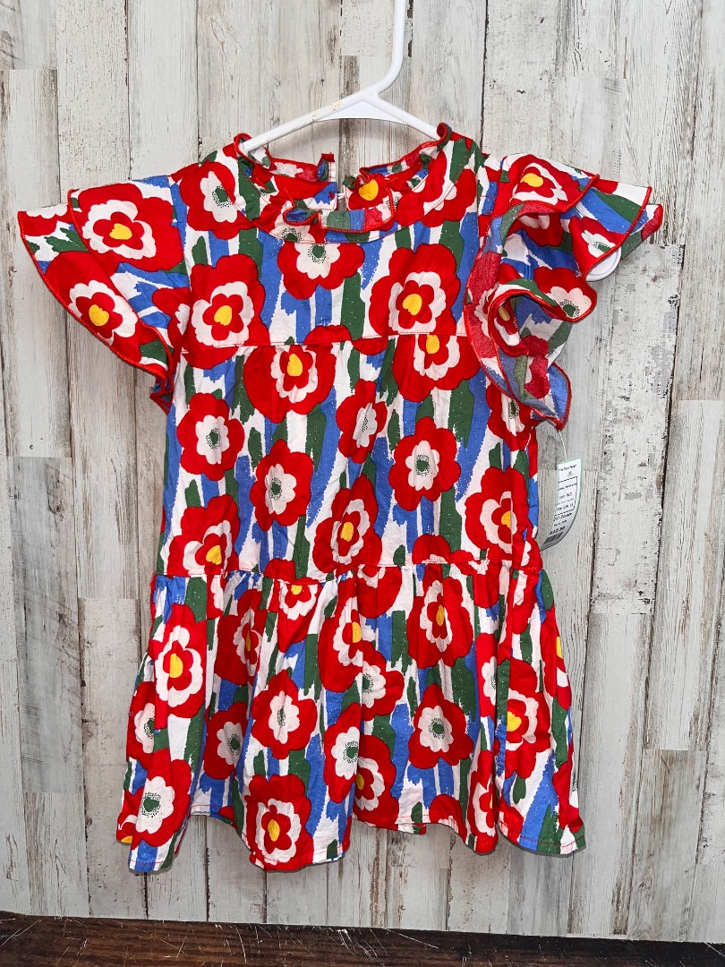 RED SHOP THE MINT FLORAL TIER BLOUSE, GIRL 14