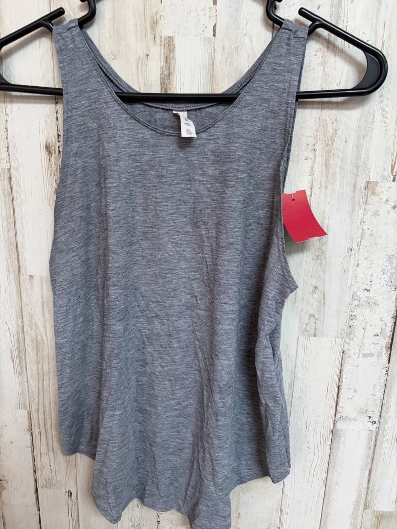 GREY UNDER ARMOUR ATHLETIC TANK, LADIES XS