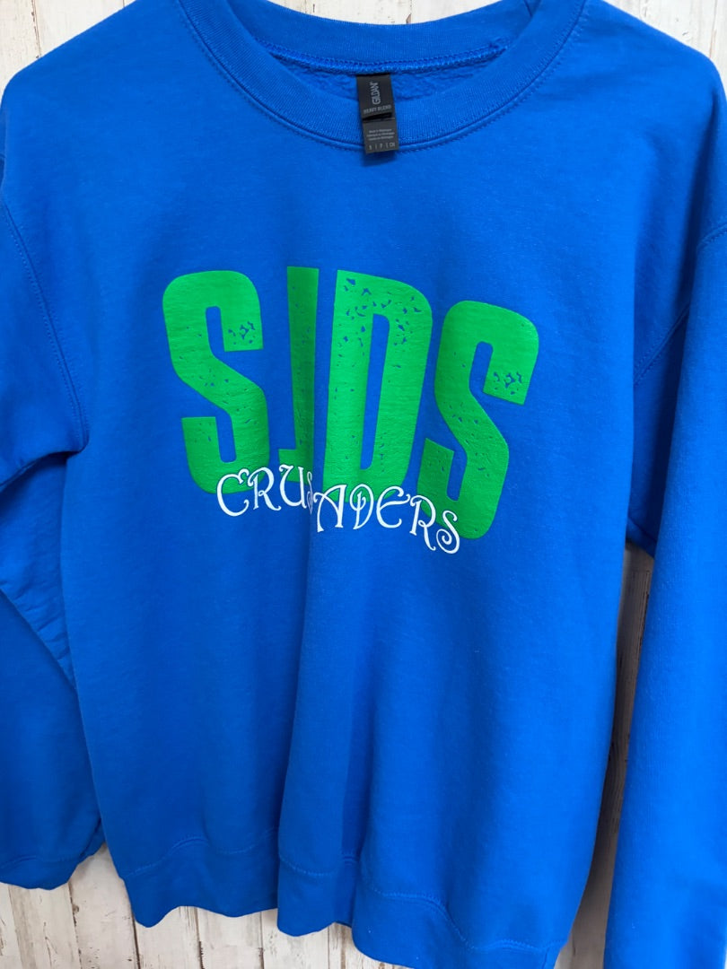 BRIGHT BLUE GILDAN , LADIES S