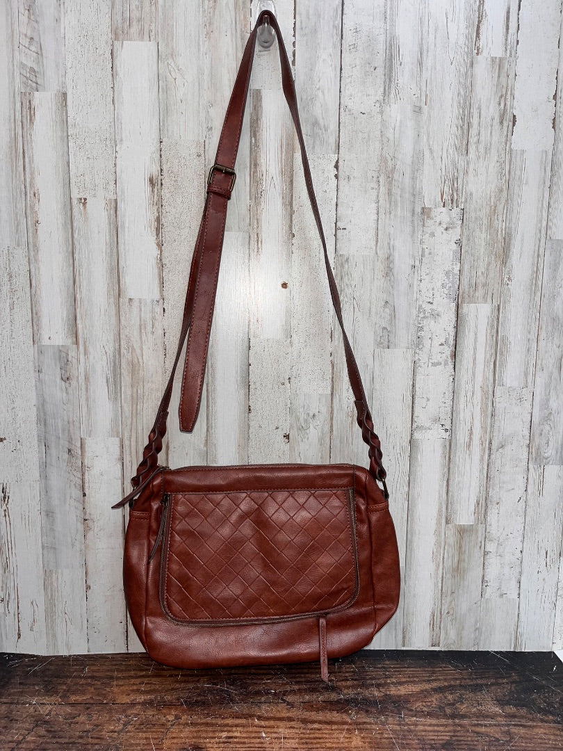 BROWN MULTI POCKET CROSS BODY