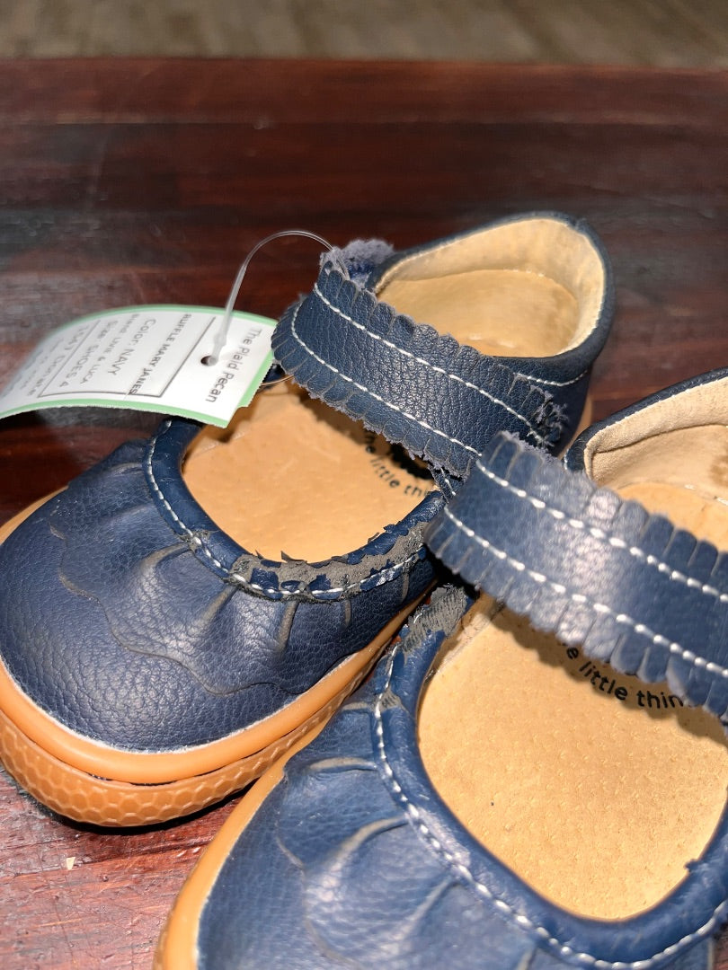 NAVY LIVIE & LUCA RUFFLE MARY JANES, SHOES 4
