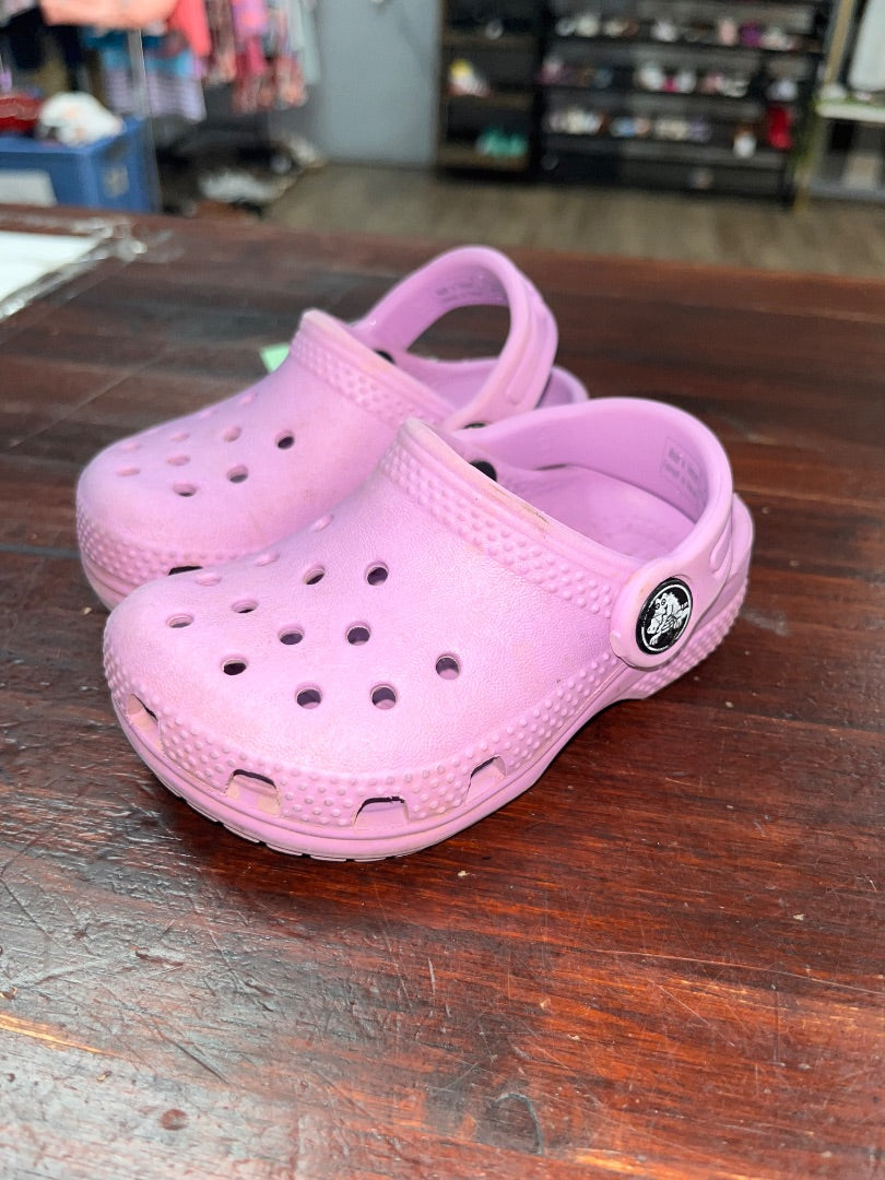 PURPLE CROCS RUBBER SHOES, SHOES 5