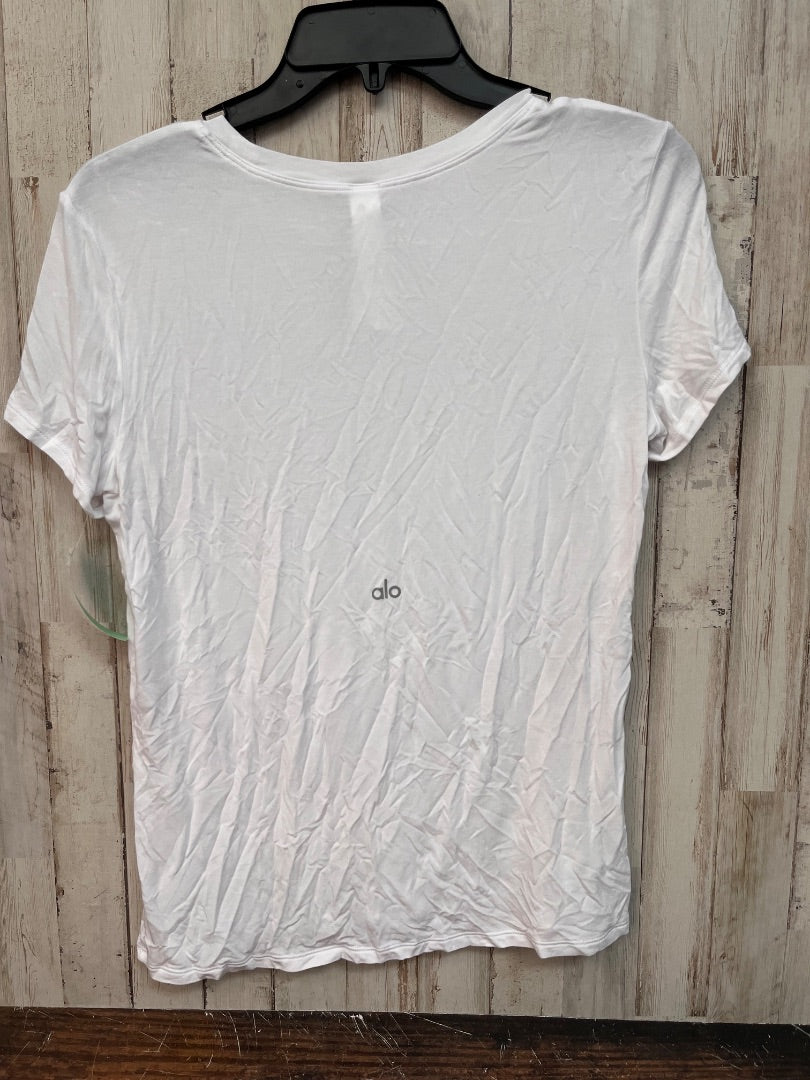 WHITE ALO BASIC TEE, LADIES M