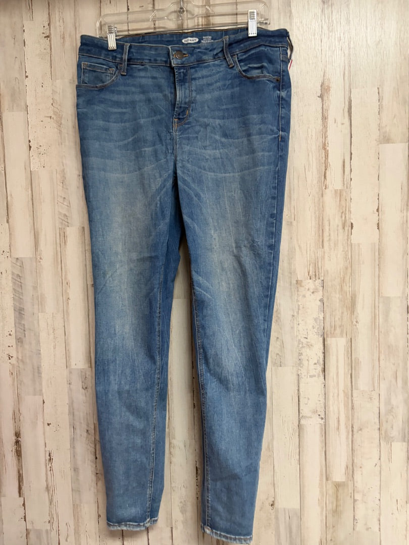 DENIM OLD NAVY SZ14 ROCKSTAR JEANS, LADIES XL