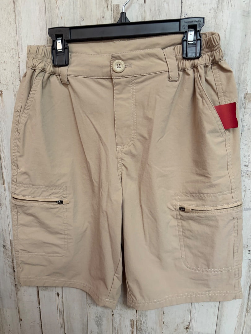 KHAKI WILLIT DRY FIT CARGO GOLF SHORTS, BOY ADULT XS