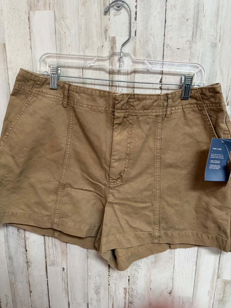 DARK KHAKI UNIVERSAL THREAD NEW SZ 14 HIGH RISE SHORTS, LADIES XL