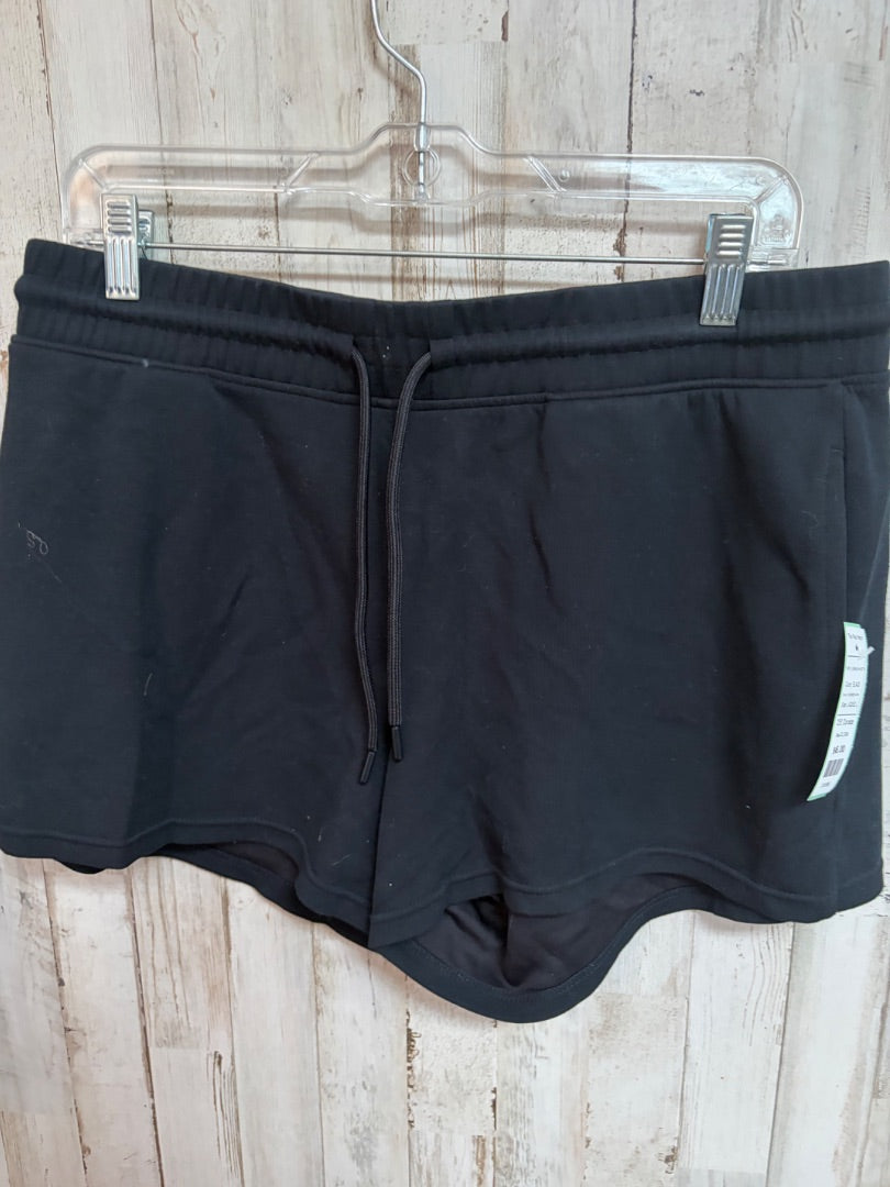 BLACK MEMBERS MARK SOFT LOUNGE SHORTS, LADIES L