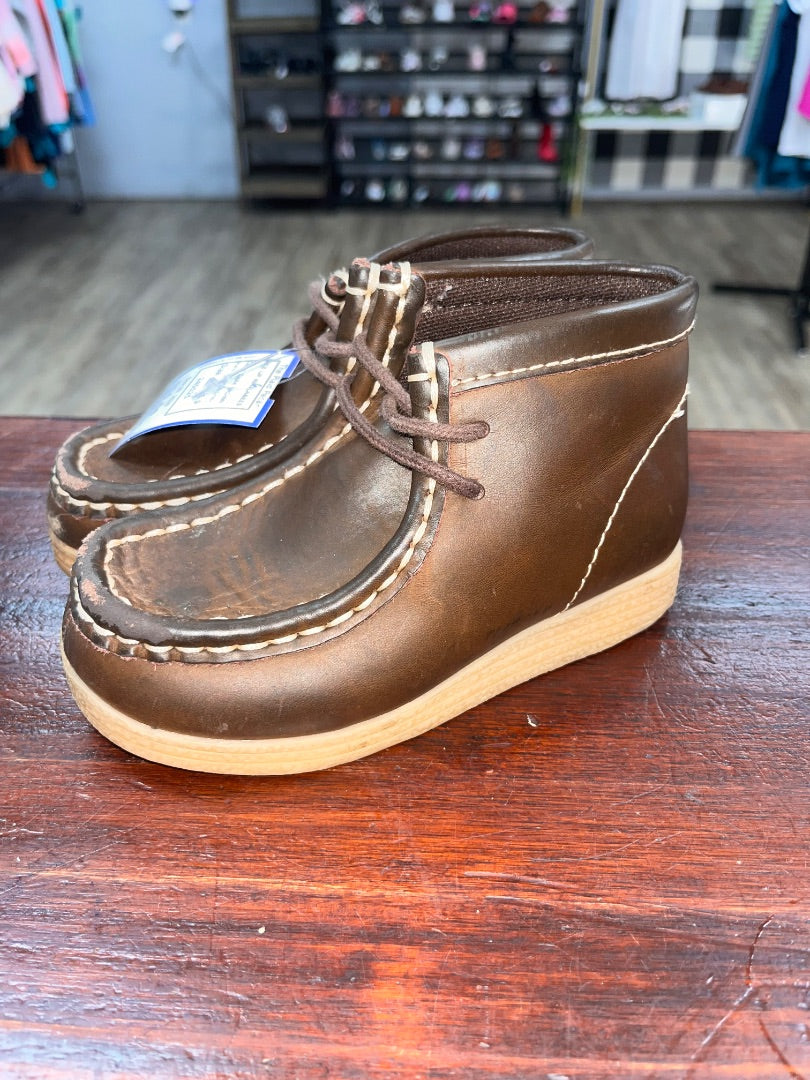 DARK BROWN MOUNTAIN CREEK LACE UP WALLABEES, SHOES 9