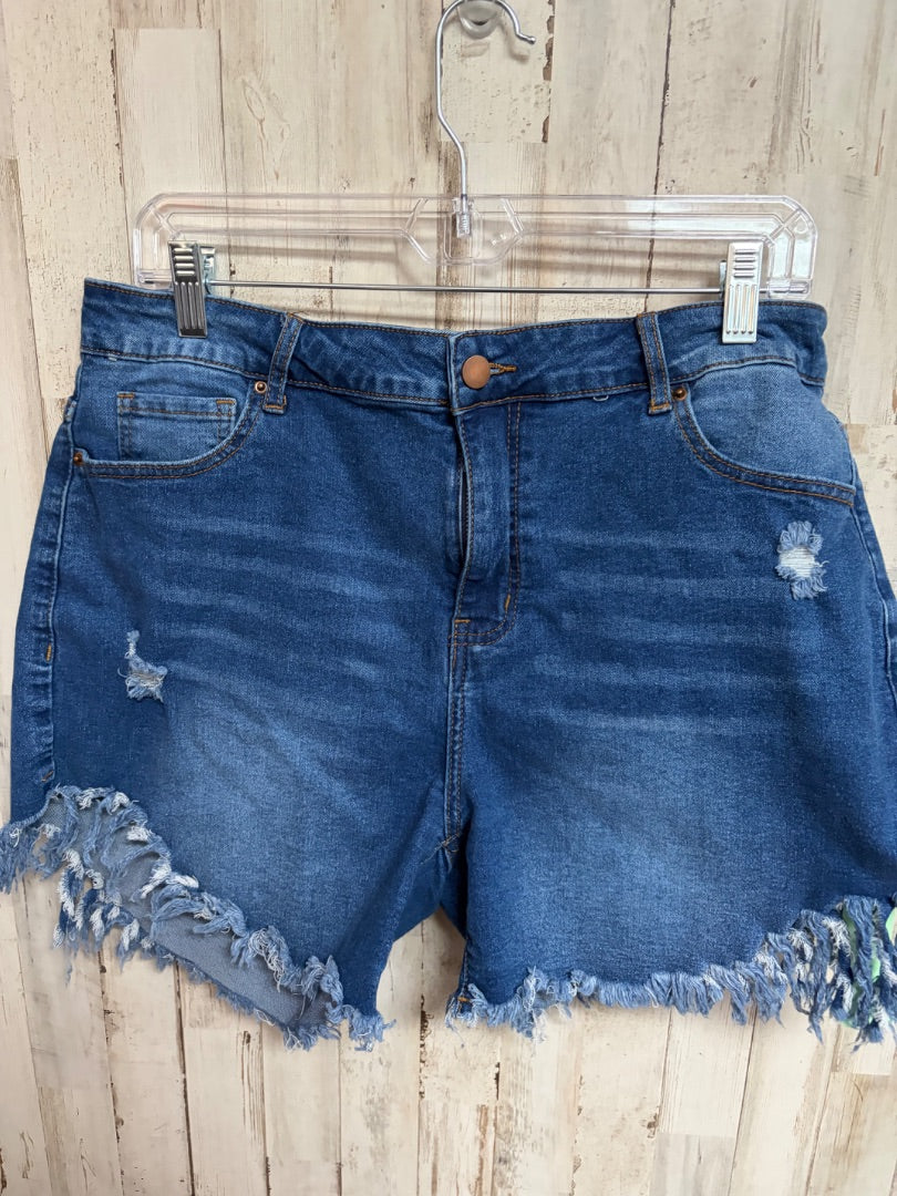 DENIM CUT OFF JEAN SHORTS, LADIES XL