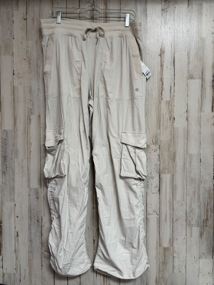 IVORY LULULEMON CARGO CINCH SIDE PANTS, LADIES XL