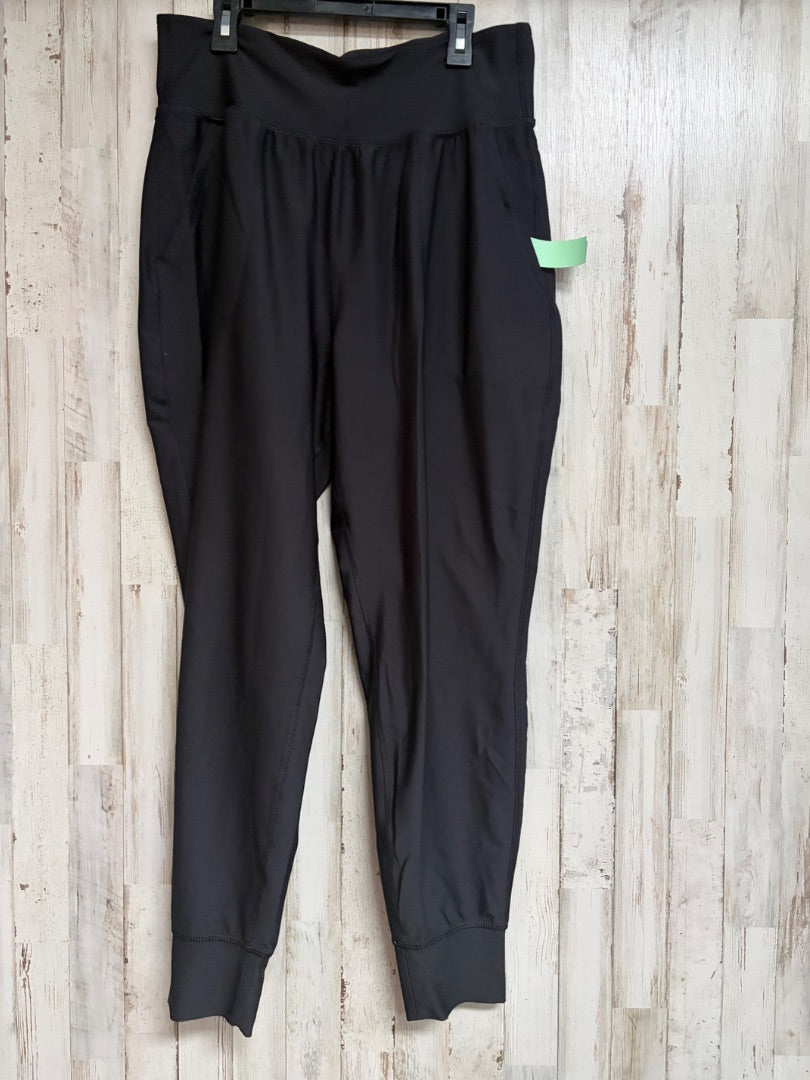 BLACK OLD NAVY POCKET JOGGERS, LADIES L