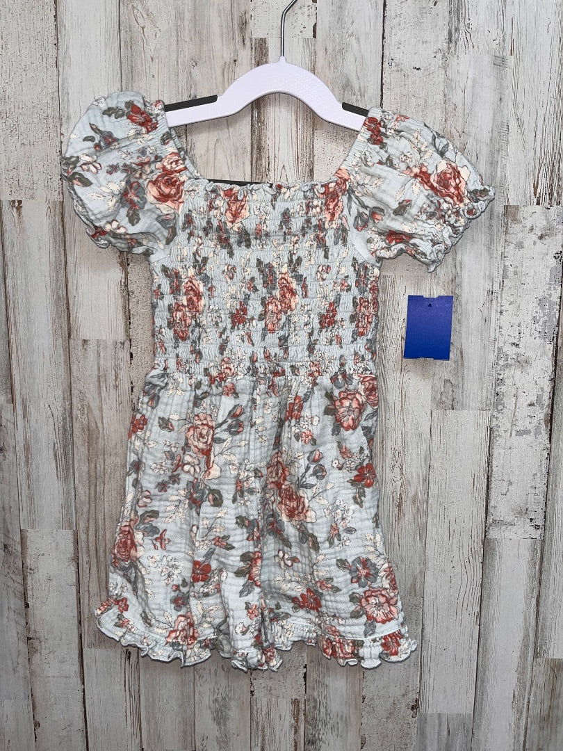 MINT MODERN MOMENTS SMOCKED MUSLIN ROMPER, GIRL 4T