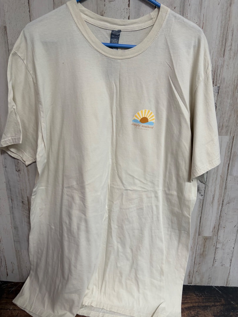 CREAM SIMPLY SOUTHERN MERCIES TEE, LADIES XL