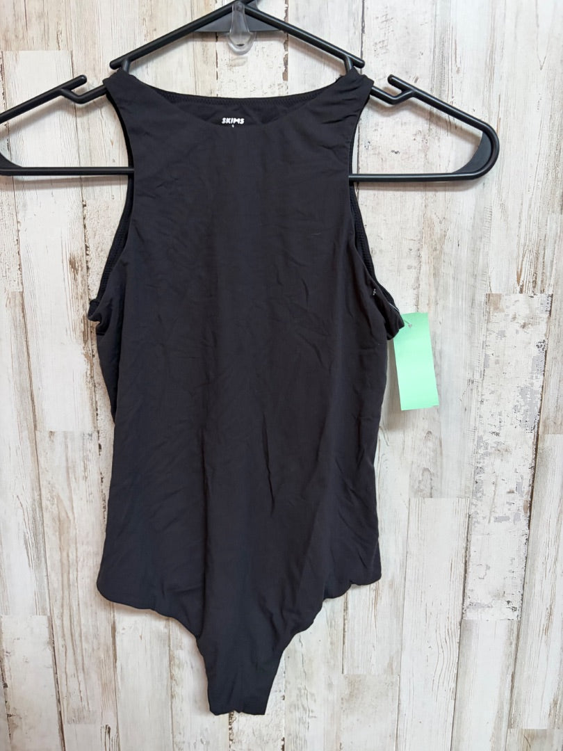 BLACK SKIMS TANK BODYSUIT, LADIES S
