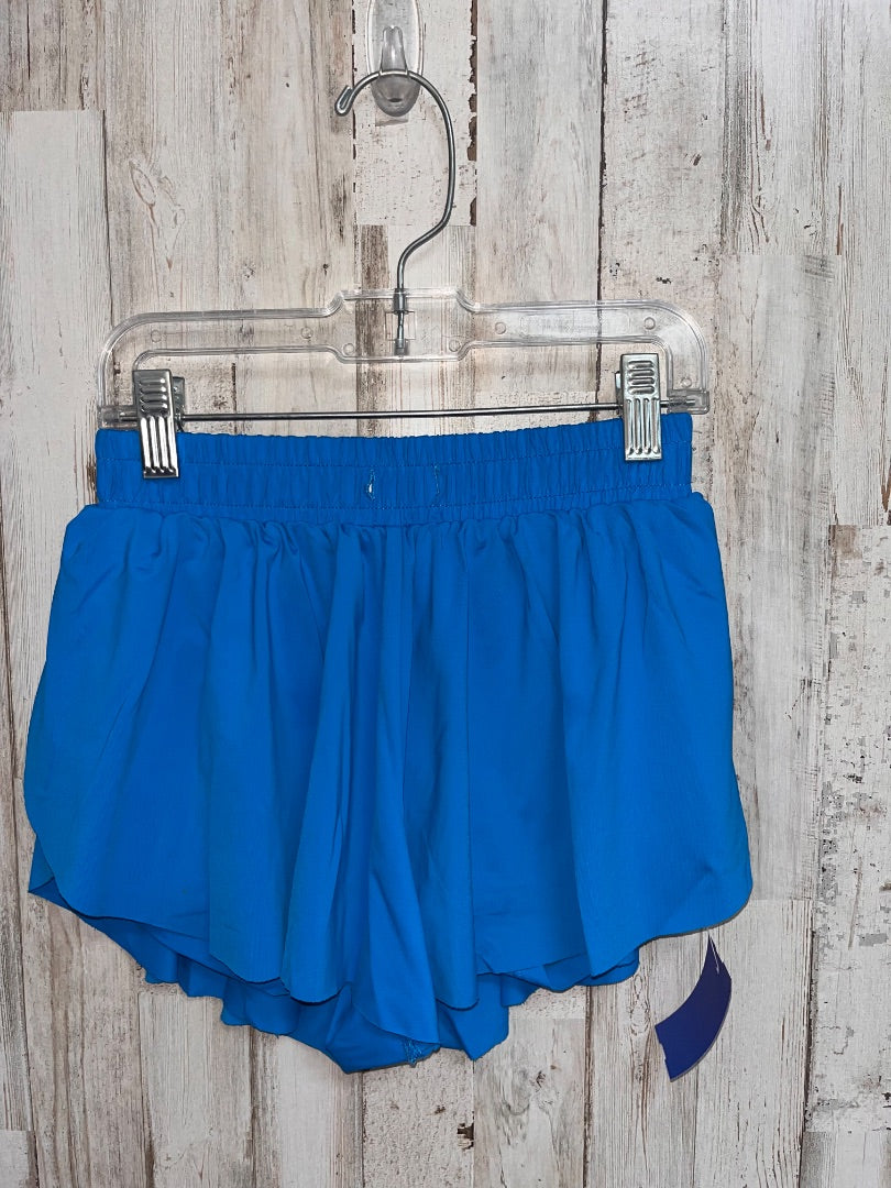 BRIGHT BLUE FLUTTER SHORTS, GIRL 10