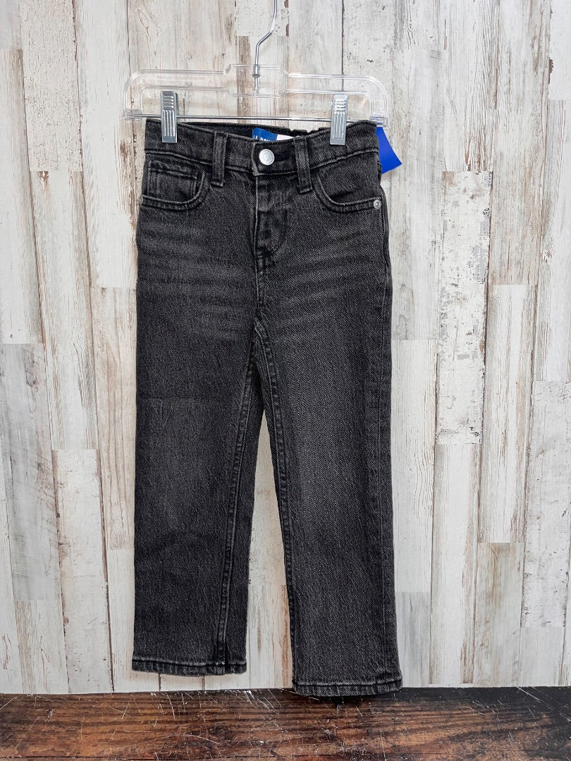 BLACK OLD NAVY STRAIGHT JEANS, BOY 4T