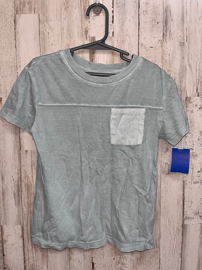 TEAL CAT & JACK POCKET TEE, BOY 5T