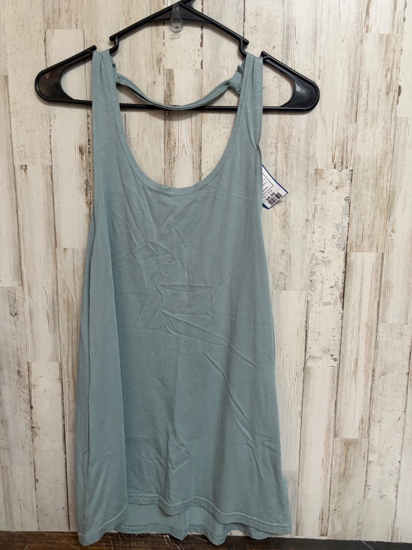 TEAL MONO B OVERSIZED LONG COTTON TANK, LADIES S