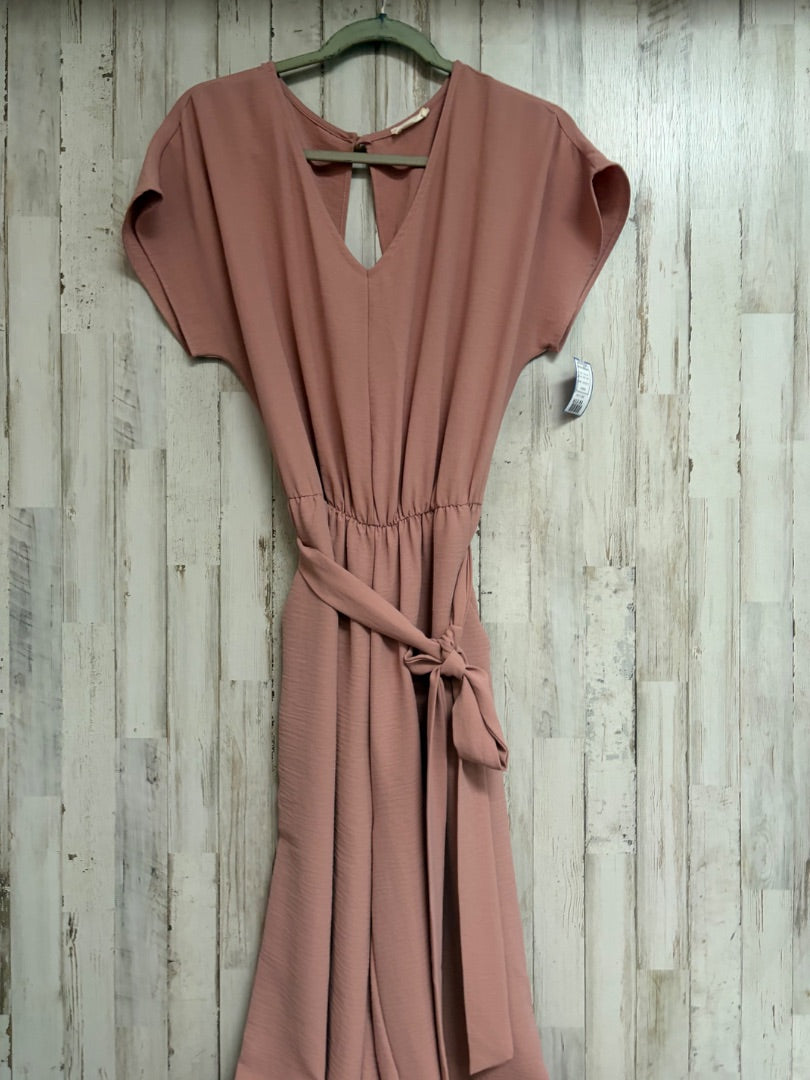 MAUVE FIRST LOVE BELTED ROMPER, LADIES M