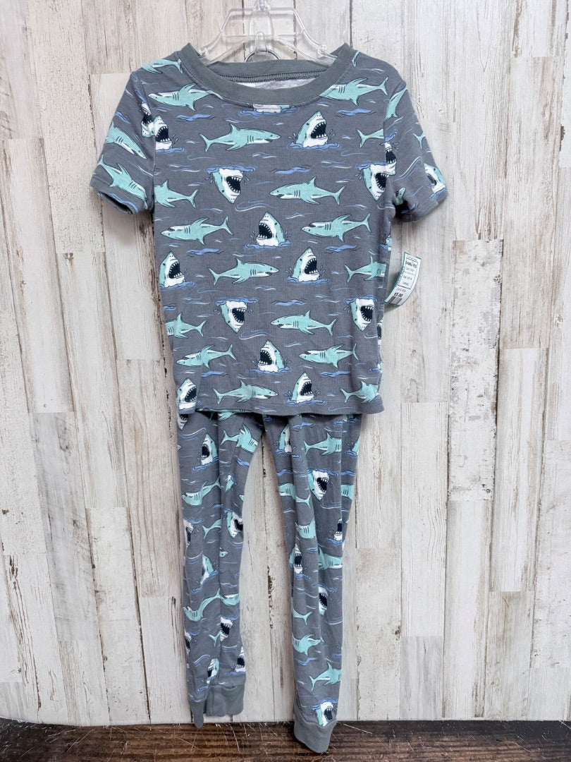 GREY WONDER NATION SHARK PJS, BOY 6