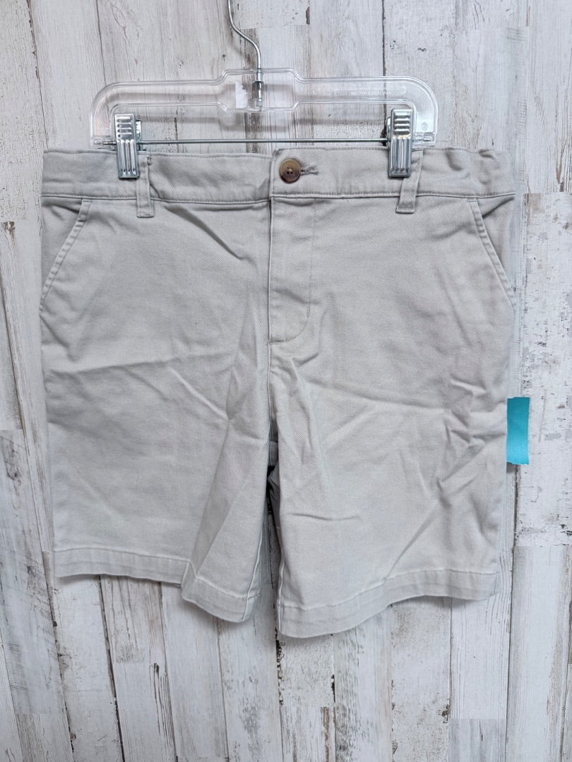 LIGHT TAN WONDER NATION KHAKI SHORTS, BOY 10 HUSKY