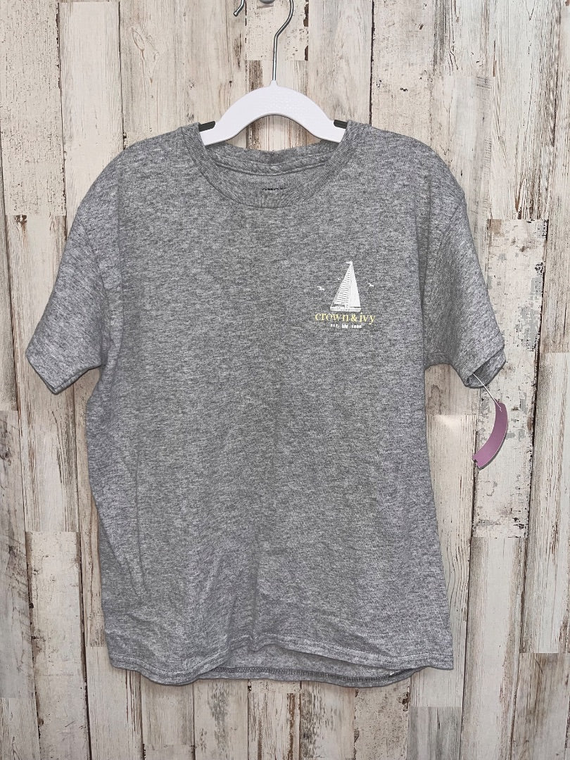 GREY CROWN & IVY SAILBOAT TEE, BOY 8