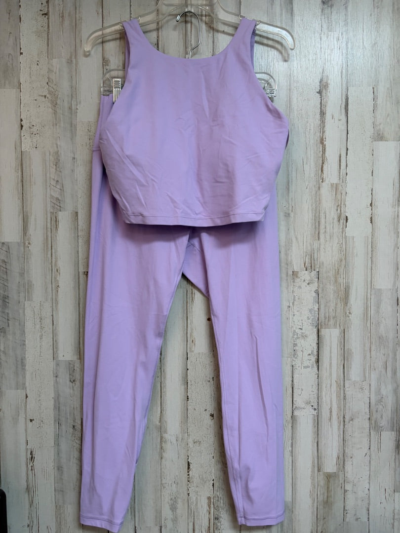 LILAC CRZ YOGA 2PC DRY FIT SET, LADIES XL