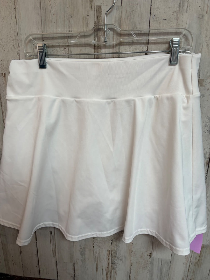 OFF WHITE DRY FIT SKORT, LADIES XL