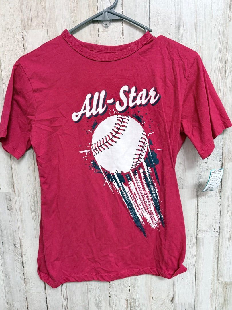 RED CHILDRENS PLACE ALL STAR BASEBALL TEE, BOY 14