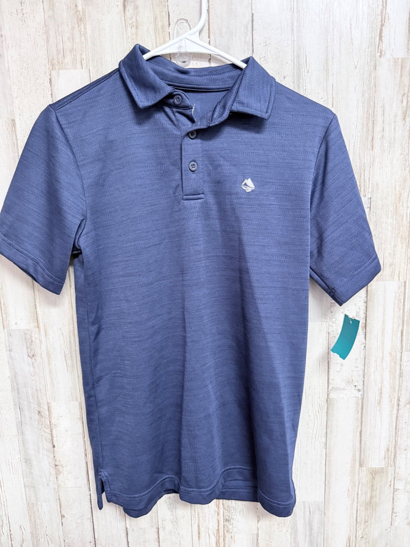 NAVY OCEAN + COAST DRY FIT POLO, BOY 14