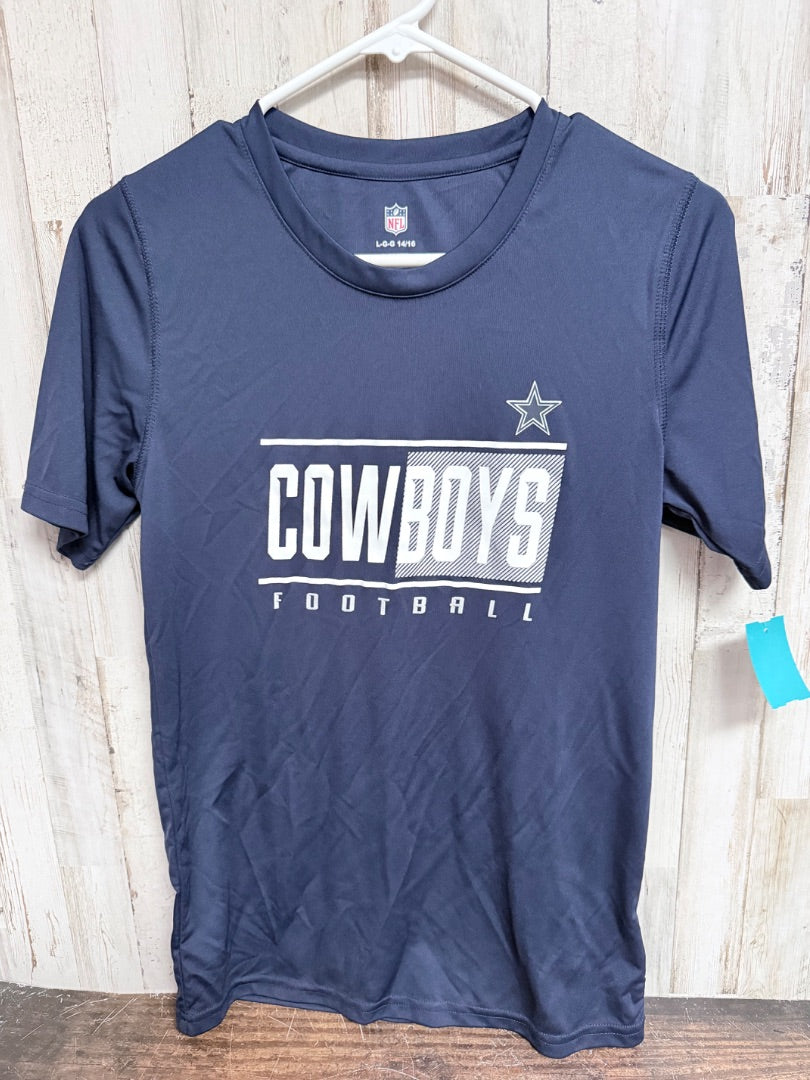 NAVY NFL COWBOYS DRY FIT TEE, BOY 14/16