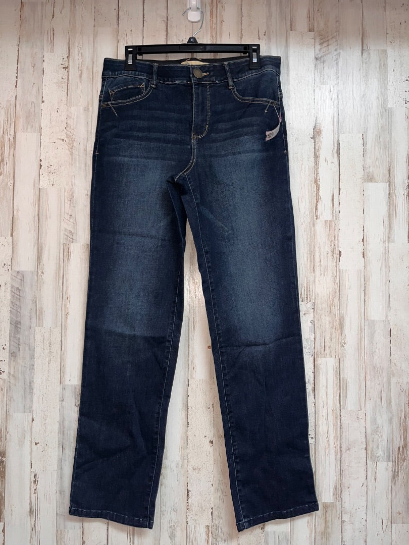 DARK DENIM DEMOCRACY SZ 10 BOOTCUT JEANS, LADIES L