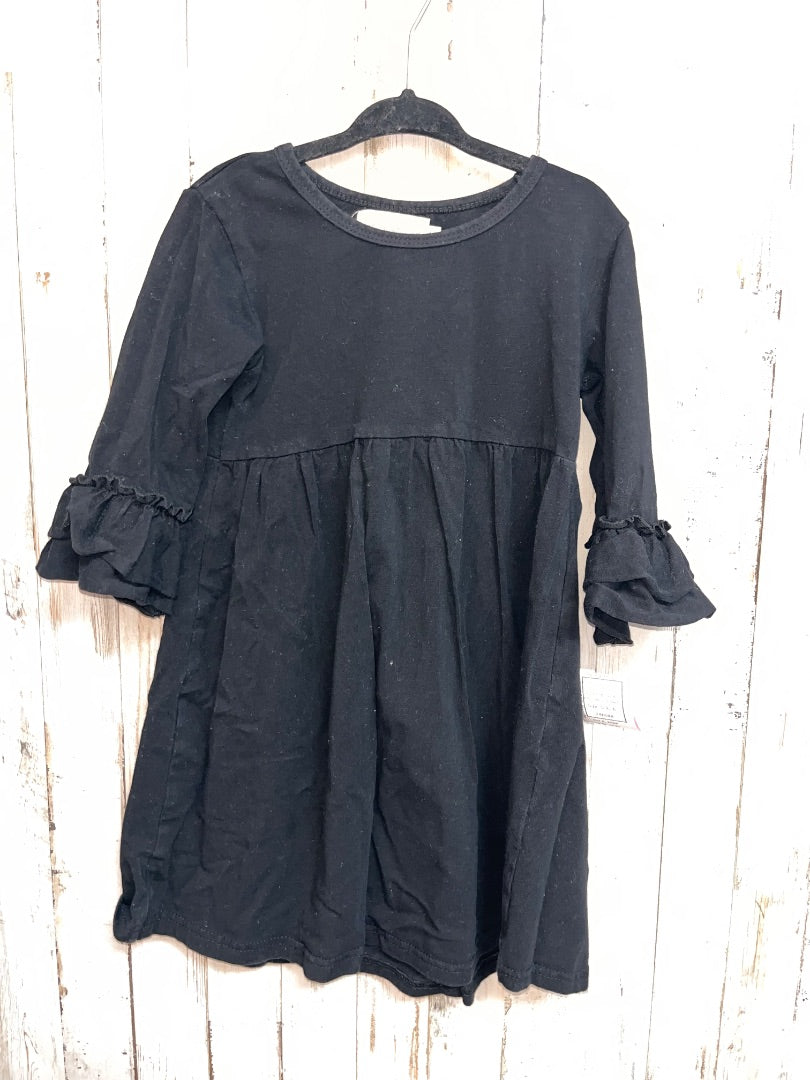 BLACK BAYOU BLANKS COTTON RUFFLE TIER DRESS, GIRL 6
