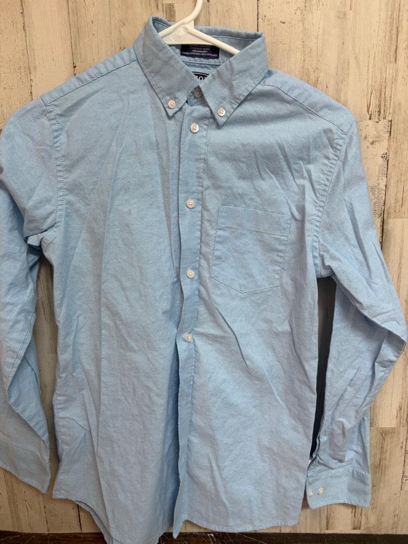 BLUE IZOD BUTTON UP, BOY 16