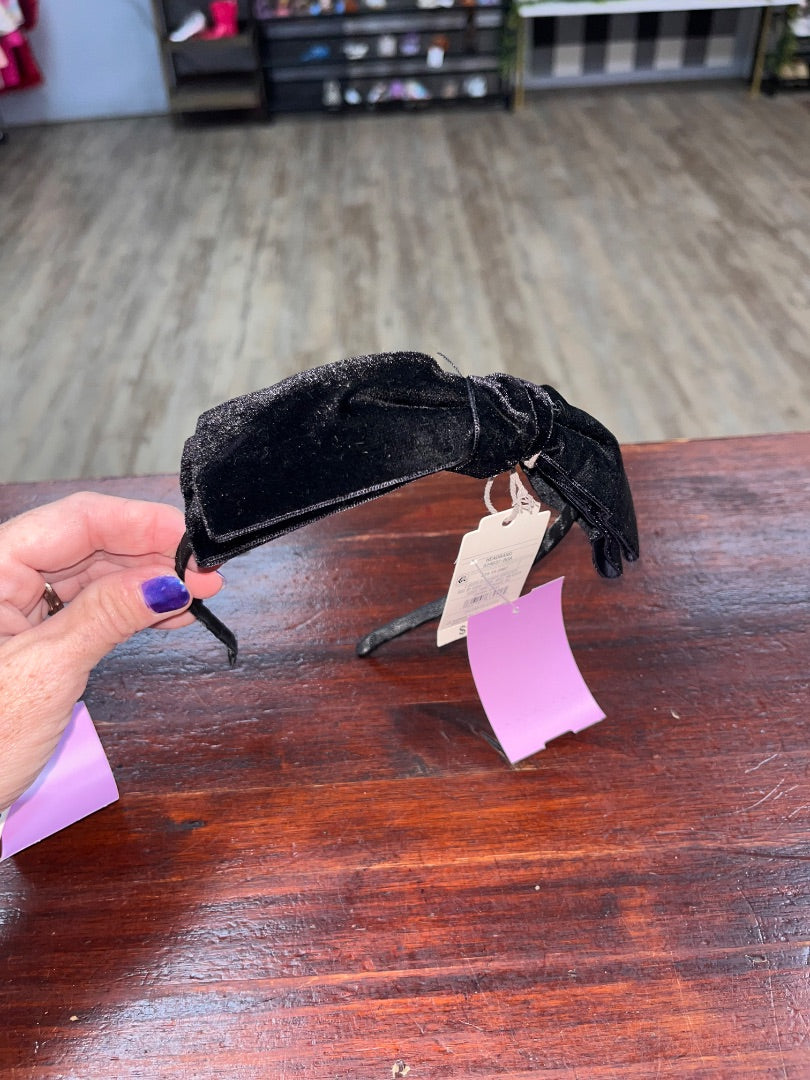 BLACK A NEW DAY NEW BOW HEADBAND, GIRLS