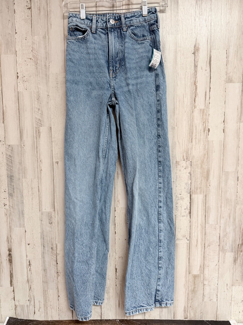 BLUE &DENIM SZ0 STRAIGHT JEANS, LADIES XS