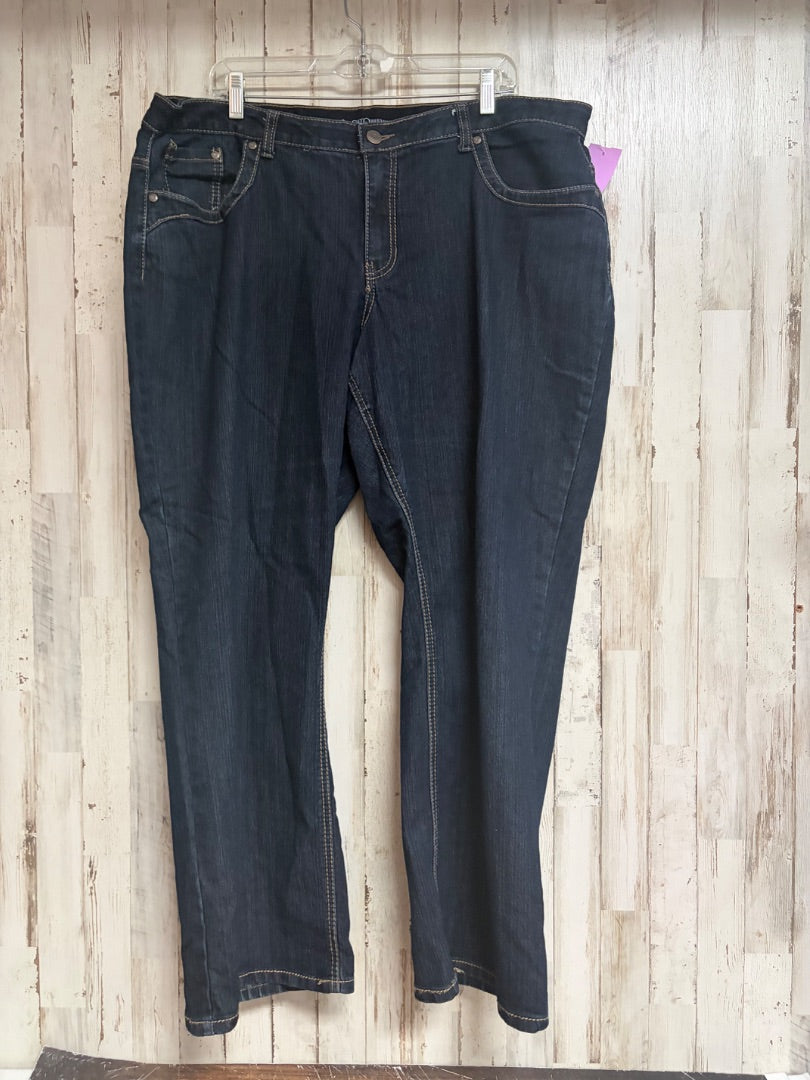 DENIM CATO 20W PREMIUM DARK JEANS, LADIES 2X