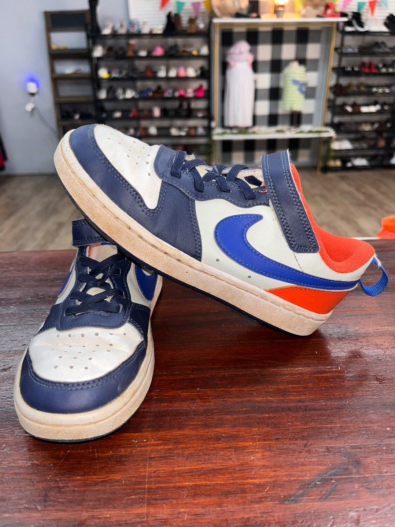 NAVY NIKE VELCRO STRAP SNEAKERS, SHOES Y2